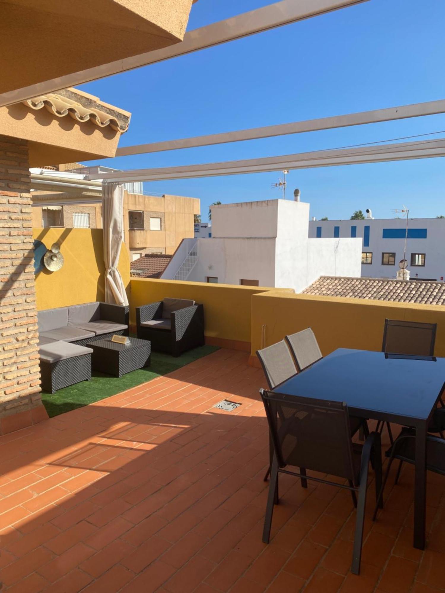 Atico Duplex 2 Linea De Playa En La Antilla Bagian luar foto